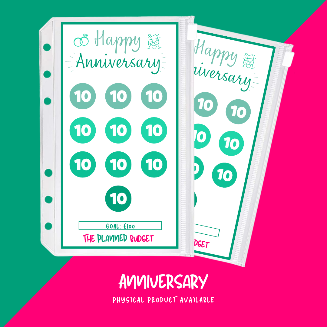 Anniversary Challenge (Green) - Premium  from The Planned Budget - Just £3.75! Shop now at The Planned Budget