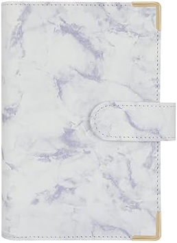 BINDER A6 MARBLE PURPLE