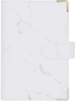 BINDER A6 MARBLE WHITE