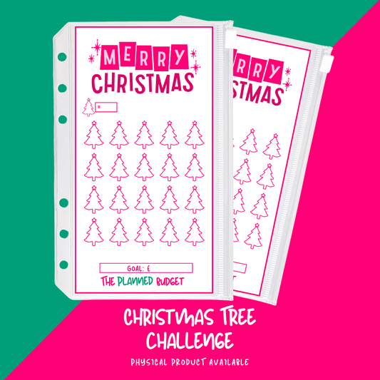 Christmas Tree Challenge (Pink) - Premium  from The Planned Budget - Just £3.75! Shop now at The Planned Budget